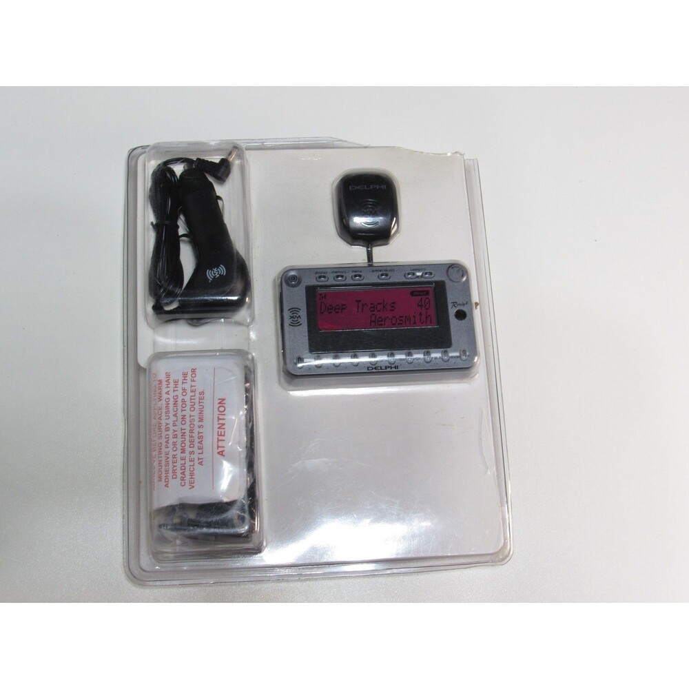 Delphi Roady 2 XM Satellite Radio Receiver Car Kit - Complete Package New Open